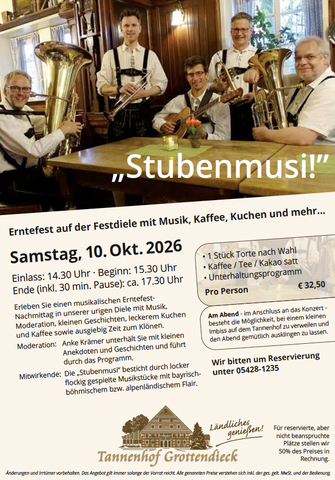 Flyer Stubenmusi